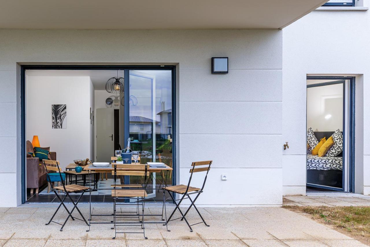 King Size Bed - Free Private Parking - Garden & Terrace - 14Min From Disneyland Ferrières-en-Brie Exteriör bild