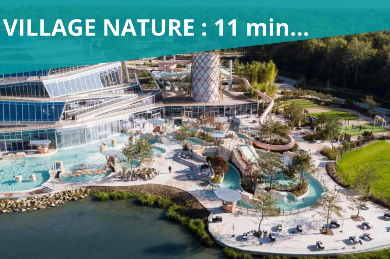 King Size Bed - Free Private Parking - Garden & Terrace - 14Min From Disneyland Ferrières-en-Brie Exteriör bild